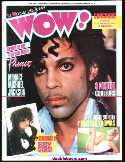 WOW Janvier 1985 - Prince